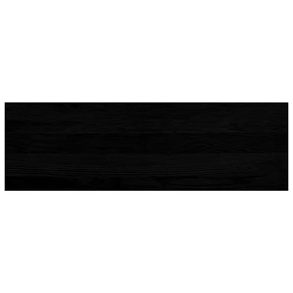vidaXL Window Sills 2 pcs Brown Black 80x25x2 cm Solid Wood Oak 6