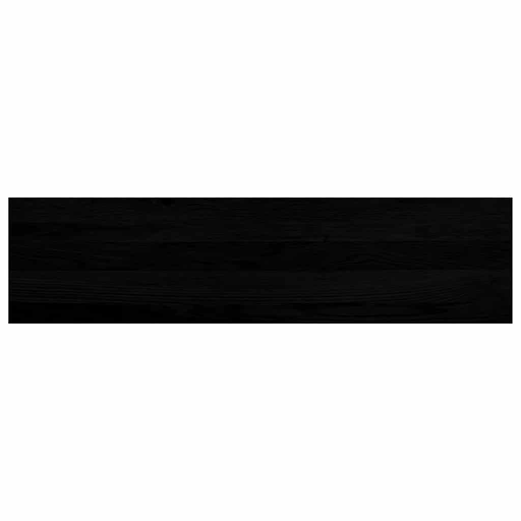 vidaXL Window Sills 2 pcs Brown Black 100x25x2 cm Solid Wood Oak 6