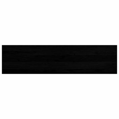 vidaXL Window Sills 2 pcs Brown Black 100x25x2 cm Solid Wood Oak 6