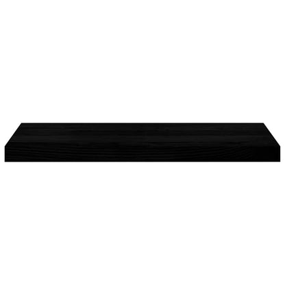 vidaXL Window Sills 2 pcs Brown Black 70x30x2 cm Solid Wood Oak 4