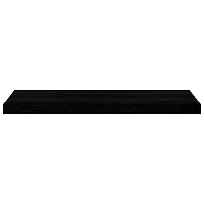 vidaXL Window Sills 2 pcs Brown Black 80x30x2 cm Solid Wood Oak 4