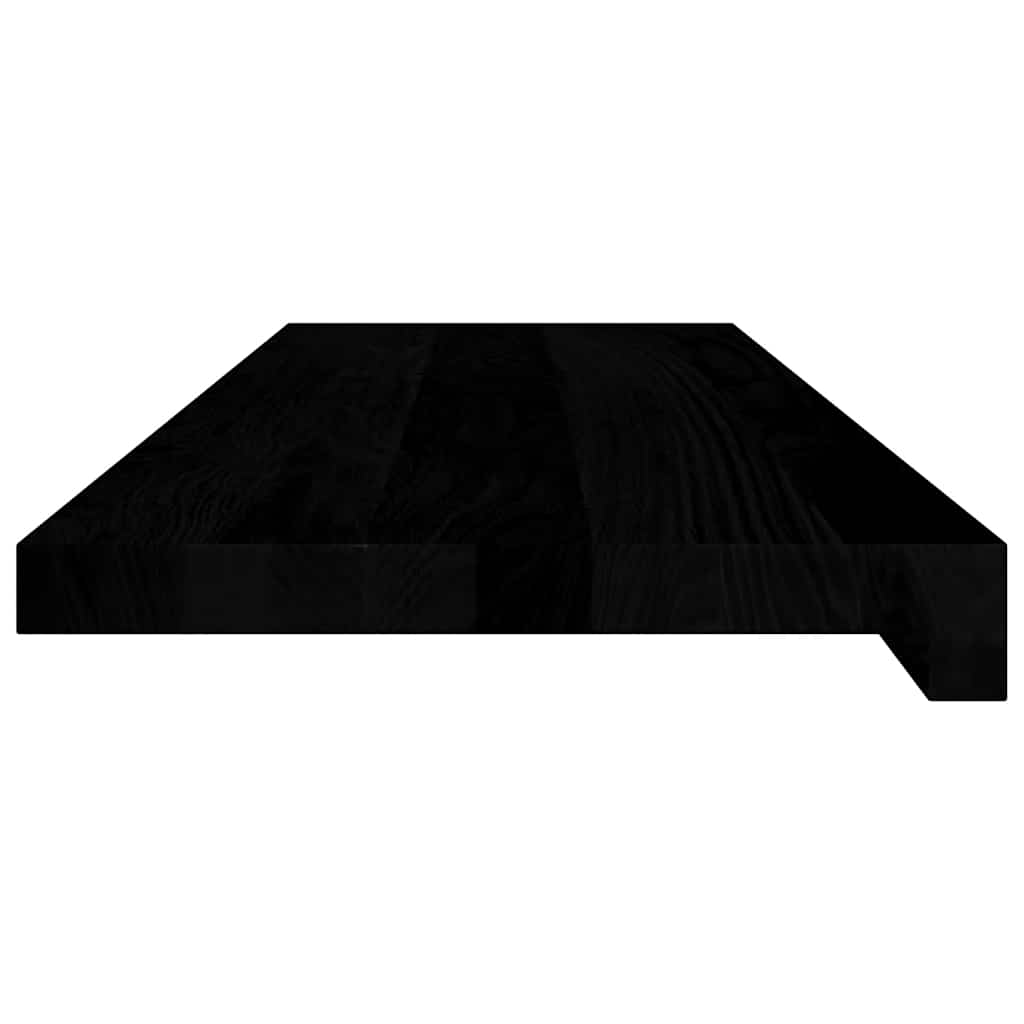 vidaXL Window Sills 2 pcs Brown Black 80x30x2 cm Solid Wood Oak 5