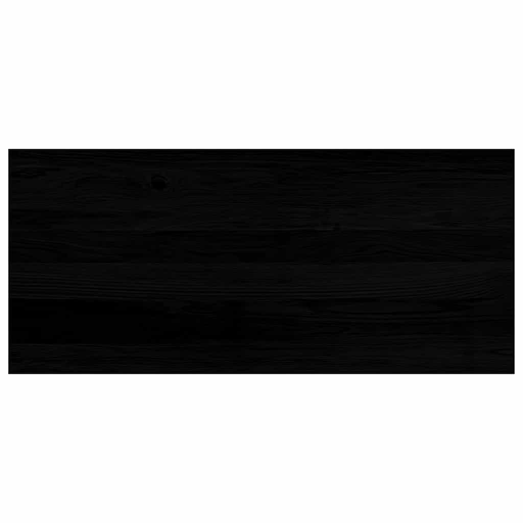 vidaXL Window Sills 2 pcs Brown Black 90x40x2 cm Solid Wood Oak 6