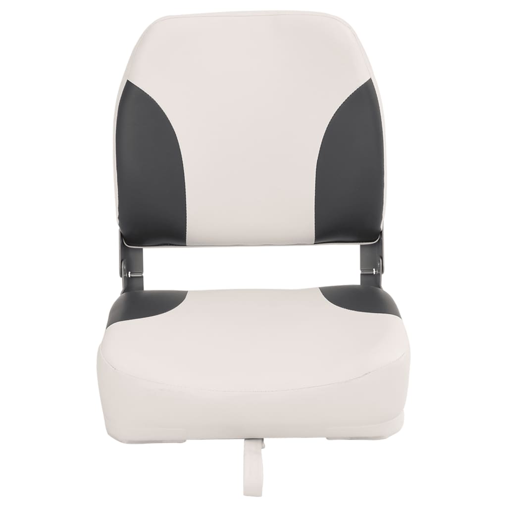 vidaXL Foldable Boat Seat 1 Set Low Backrest with Fixing Strap 4