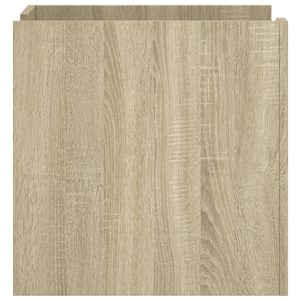 vidaXL Bedside Cabinet Sonoma Oak 45x50x50 cm Engineered Wood 5