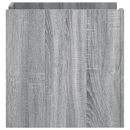 vidaXL Bedside Cabinet Grey Sonoma 45x50x50 cm Engineered Wood 5