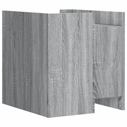 vidaXL Bedside Cabinet Grey Sonoma 45x50x50 cm Engineered Wood 6