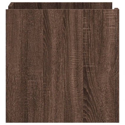 vidaXL Bedside Cabinet Brown Oak 45x50x50 cm Engineered Wood 5