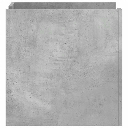 vidaXL Bedside Cabinet Concrete Grey 45x50x50 cm Engineered Wood 5