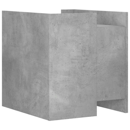 vidaXL Bedside Cabinet Concrete Grey 45x50x50 cm Engineered Wood 6