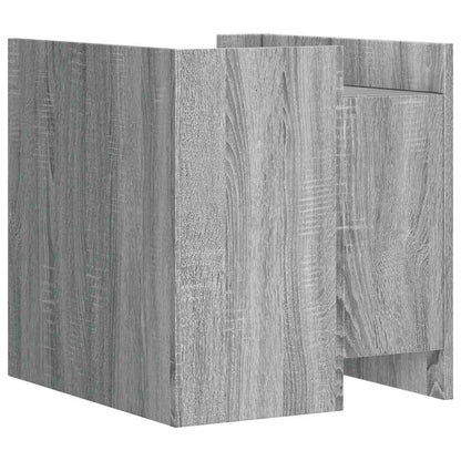 vidaXL Bedside Cabinet Grey Sonoma 45x50x50 cm Engineered Wood 6