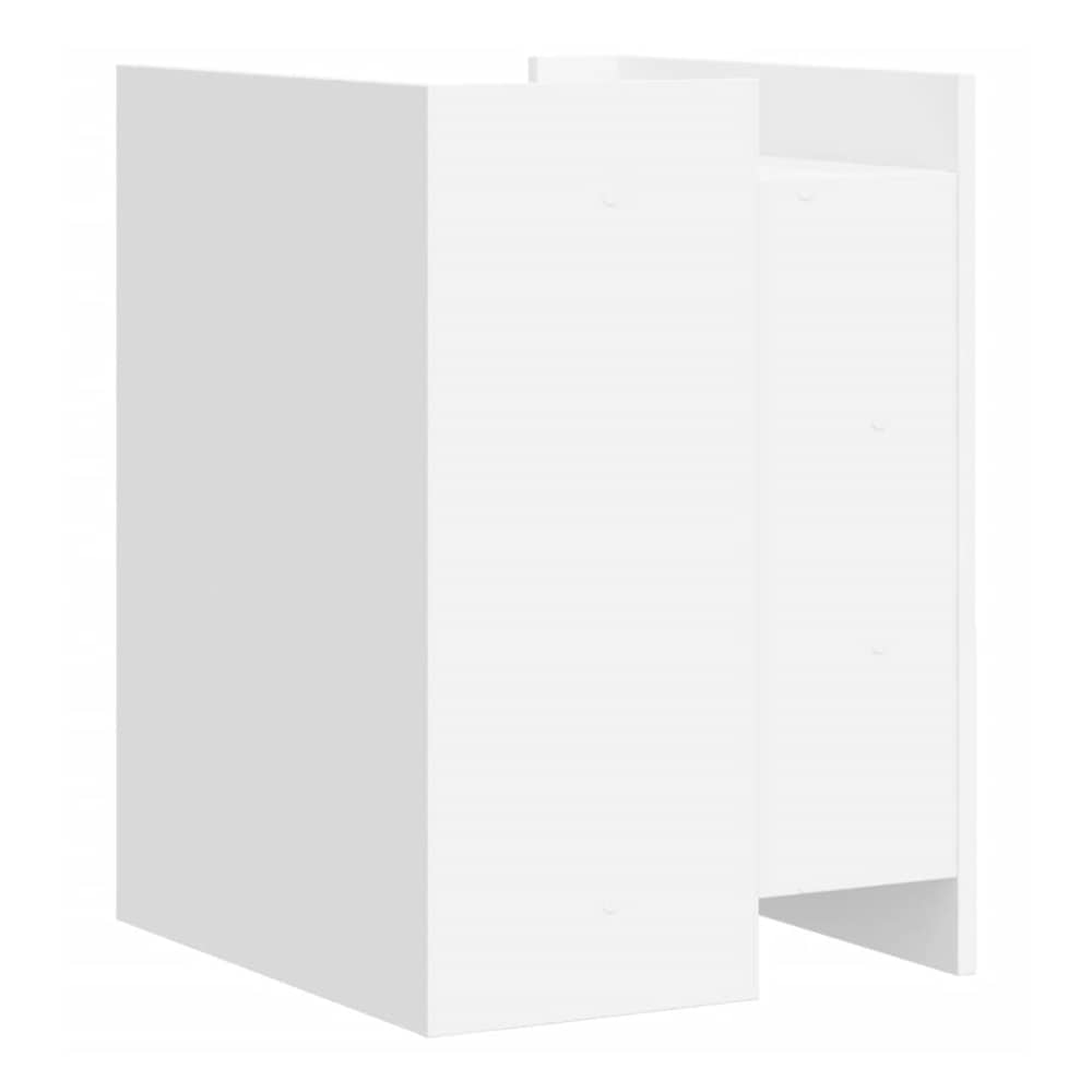 Bedside Cabinet 45x50x65 cm Engineered Wood White