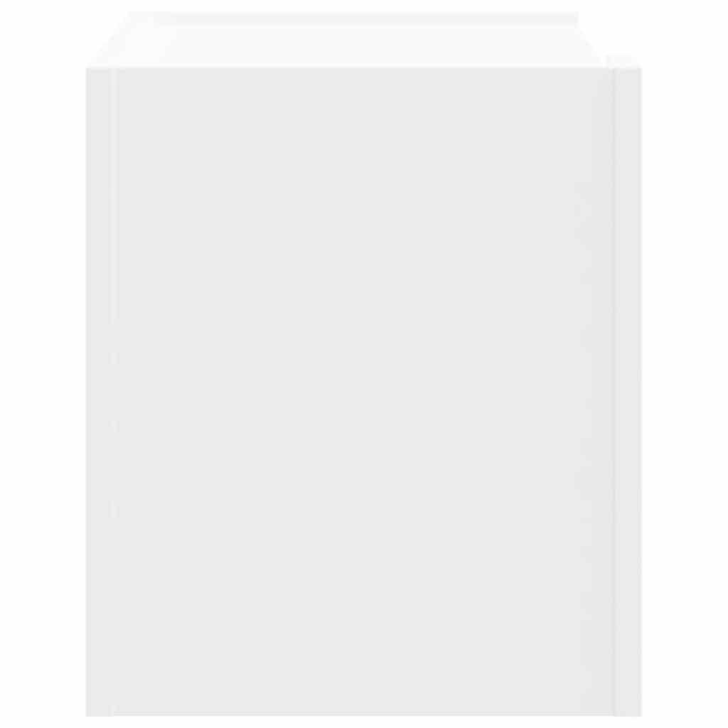 vidaXL Wall-mounted Bedside Cabinets 2 pcs White 45x30x35 cm 5