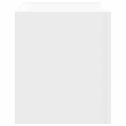 vidaXL Wall-mounted Bedside Cabinets 2 pcs White 45x30x35 cm 5