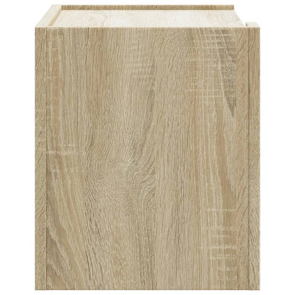 vidaXL Wall-mounted Bedside Cabinets 2 pcs Sonoma Oak 45x30x35 cm 6