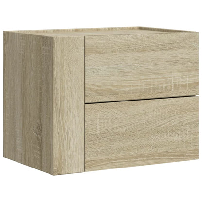 vidaXL Wall-mounted Bedside Cabinets 2 pcs Sonoma Oak 45x30x35 cm 5