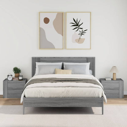 vidaXL Wall-mounted Bedside Cabinets 2 pcs Grey Sonoma 45x30x35 cm 3