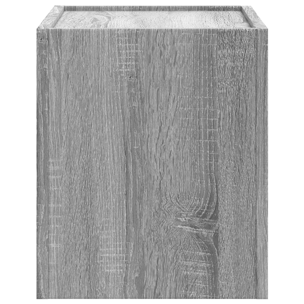 vidaXL Wall-mounted Bedside Cabinets 2 pcs Grey Sonoma 45x30x35 cm 6