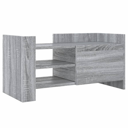 vidaXL TV Cabinet Grey Sonoma 80x35x40 cm Engineered Wood 2