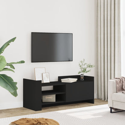 vidaXL TV Cabinet Black 100x35x40 cm Engineered Wood 1