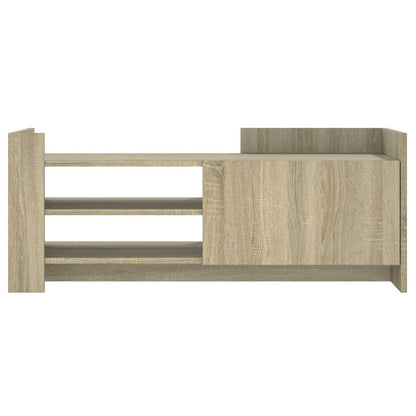 vidaXL TV Cabinet Sonoma Oak 100x35x40 cm Engineered Wood 4