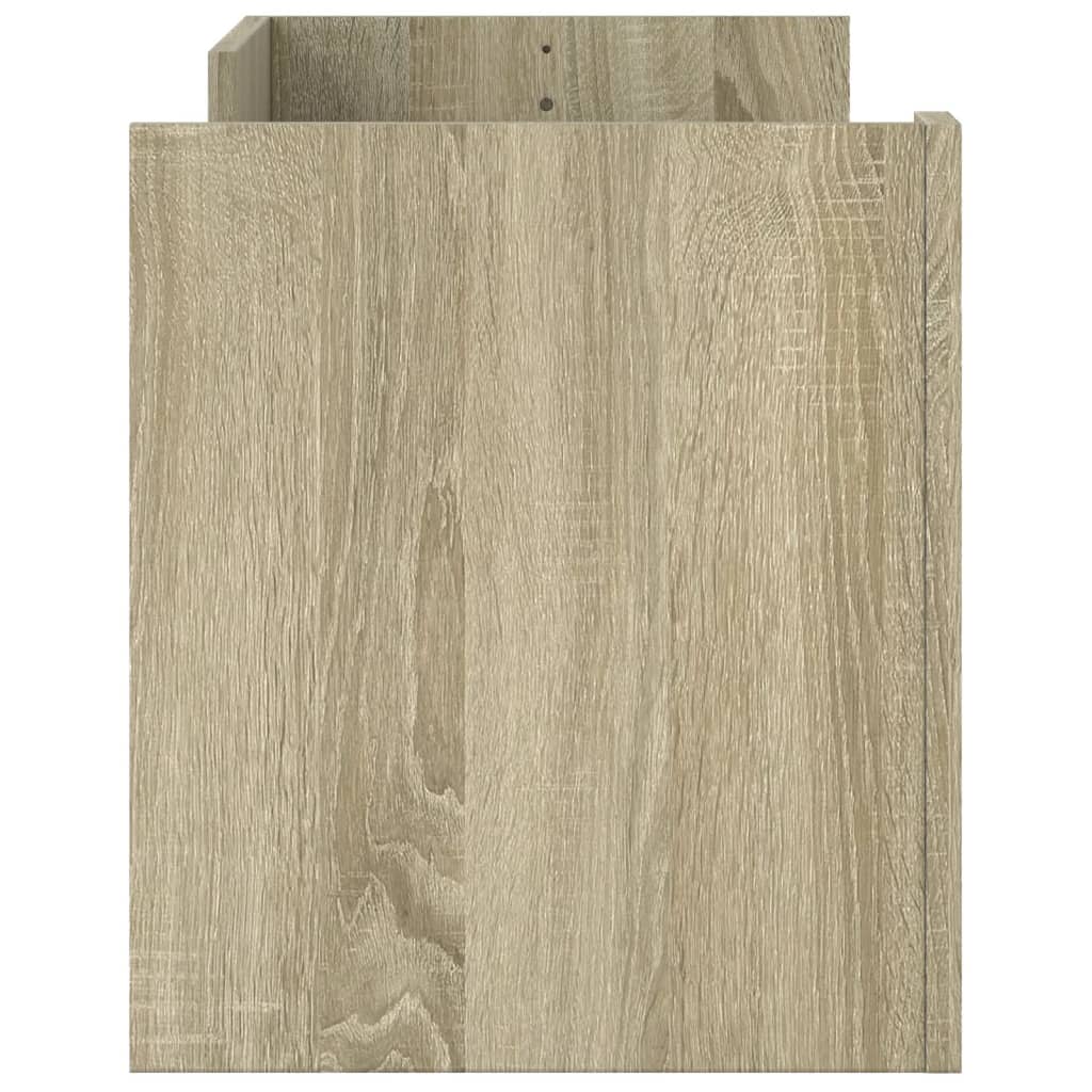 vidaXL TV Cabinet Sonoma Oak 100x35x40 cm Engineered Wood 5