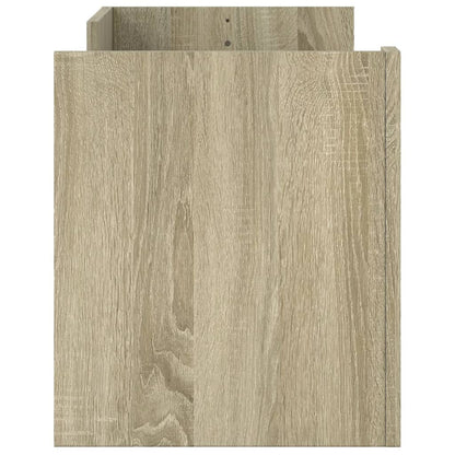 vidaXL TV Cabinet Sonoma Oak 100x35x40 cm Engineered Wood 5