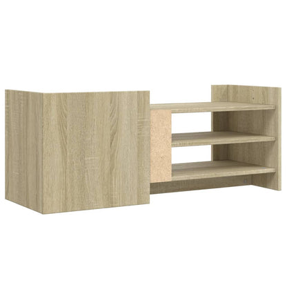vidaXL TV Cabinet Sonoma Oak 100x35x40 cm Engineered Wood 6