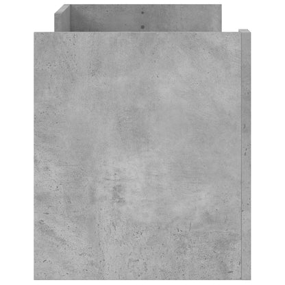 vidaXL TV Cabinet Concrete Grey 100x35x40 cm Engineered Wood 5