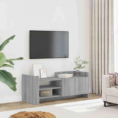 vidaXL TV Cabinet Grey Sonoma 100x35x40 cm Engineered Wood 1