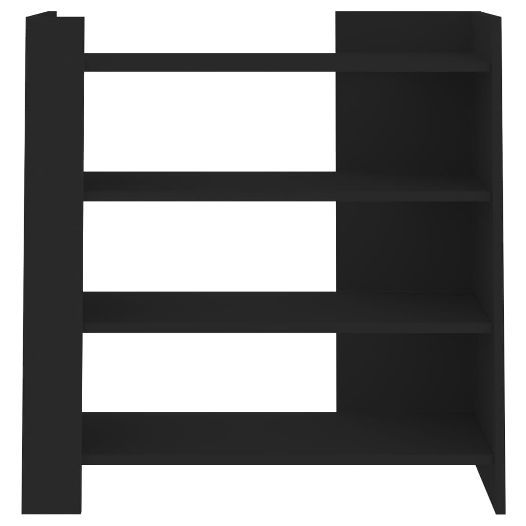 vidaXL Sideboard Black 73.5x35x75 cm Engineered Wood 4