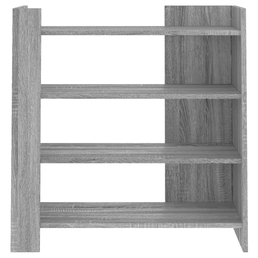 vidaXL Sideboard Grey Sonoma 73.5x35x75 cm Engineered Wood 4