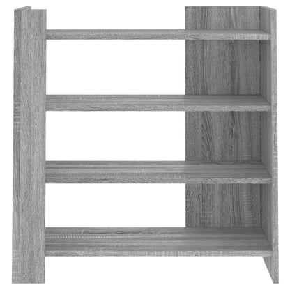 vidaXL Sideboard Grey Sonoma 73.5x35x75 cm Engineered Wood 4