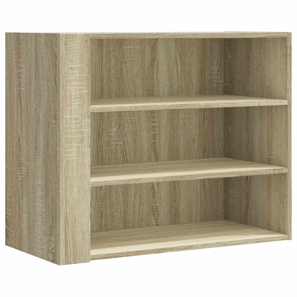 vidaXL Wall Cabinet Sonoma Oak 75x35x60 cm Engineered Wood 2