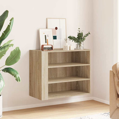 vidaXL Wall Cabinet Sonoma Oak 75x35x60 cm Engineered Wood 3