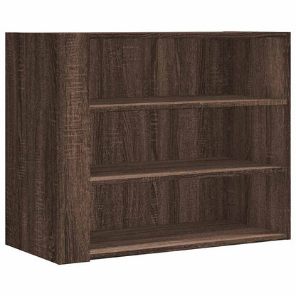 vidaXL Wall Cabinet Brown Oak 75x35x60 cm Engineered Wood 2