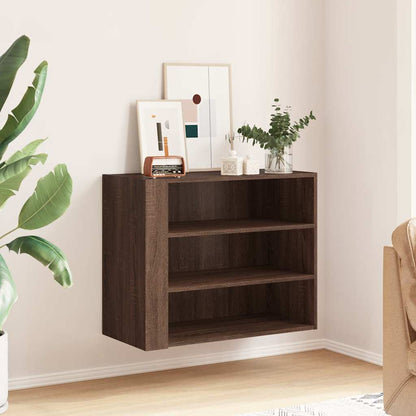 vidaXL Wall Cabinet Brown Oak 75x35x60 cm Engineered Wood 3