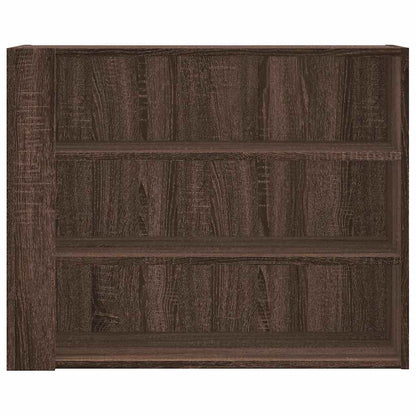 vidaXL Wall Cabinet Brown Oak 75x35x60 cm Engineered Wood 4
