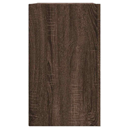vidaXL Wall Cabinet Brown Oak 75x35x60 cm Engineered Wood 5