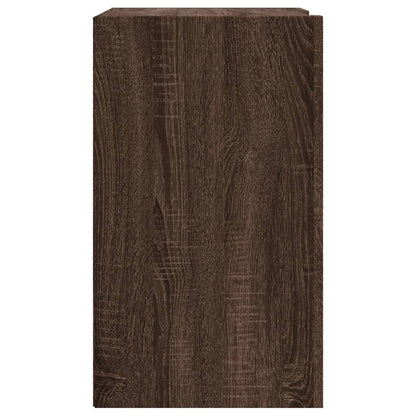 vidaXL Wall Cabinet Brown Oak 75x35x60 cm Engineered Wood 5