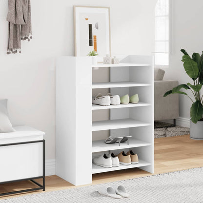 vidaXL Shoe Cabinet White 74.5x37.5x100 cm Engineered Wood 1