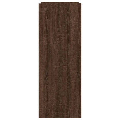 vidaXL Shoe Cabinet Brown Oak 74.5x37.5x100 cm Engineered Wood 5