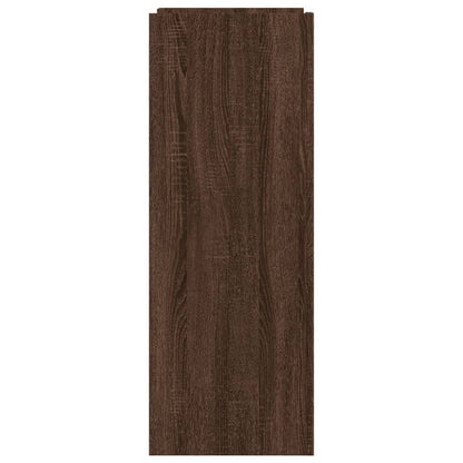 vidaXL Shoe Cabinet Brown Oak 52x37.5x100 cm Engineered Wood 5