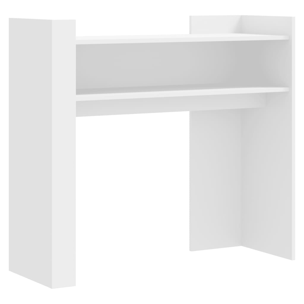 vidaXL Console Table White 100x35x90 cm Engineered Wood 2