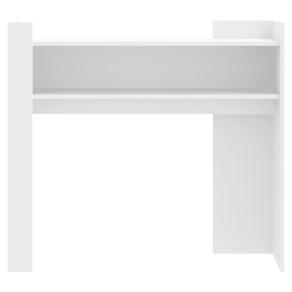 vidaXL Console Table White 100x35x90 cm Engineered Wood 4
