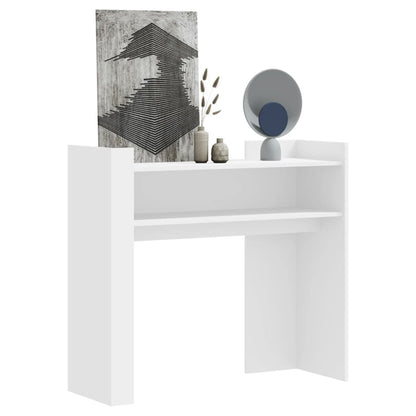 vidaXL Console Table White 100x35x90 cm Engineered Wood 1