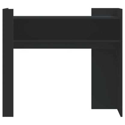 vidaXL Console Table Black 100x35x90 cm Engineered Wood 4