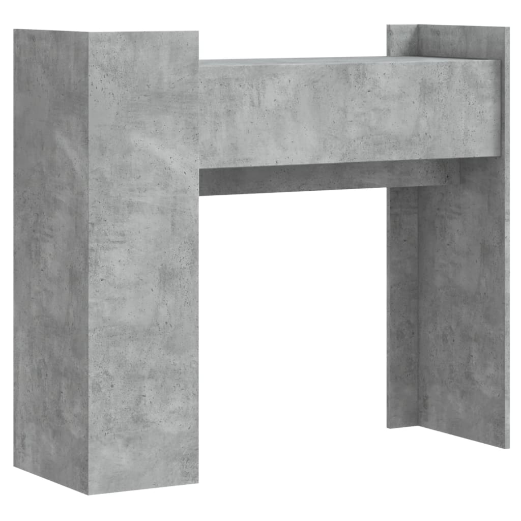 vidaXL Console Table Concrete Grey 100x35x90 cm Engineered Wood 6