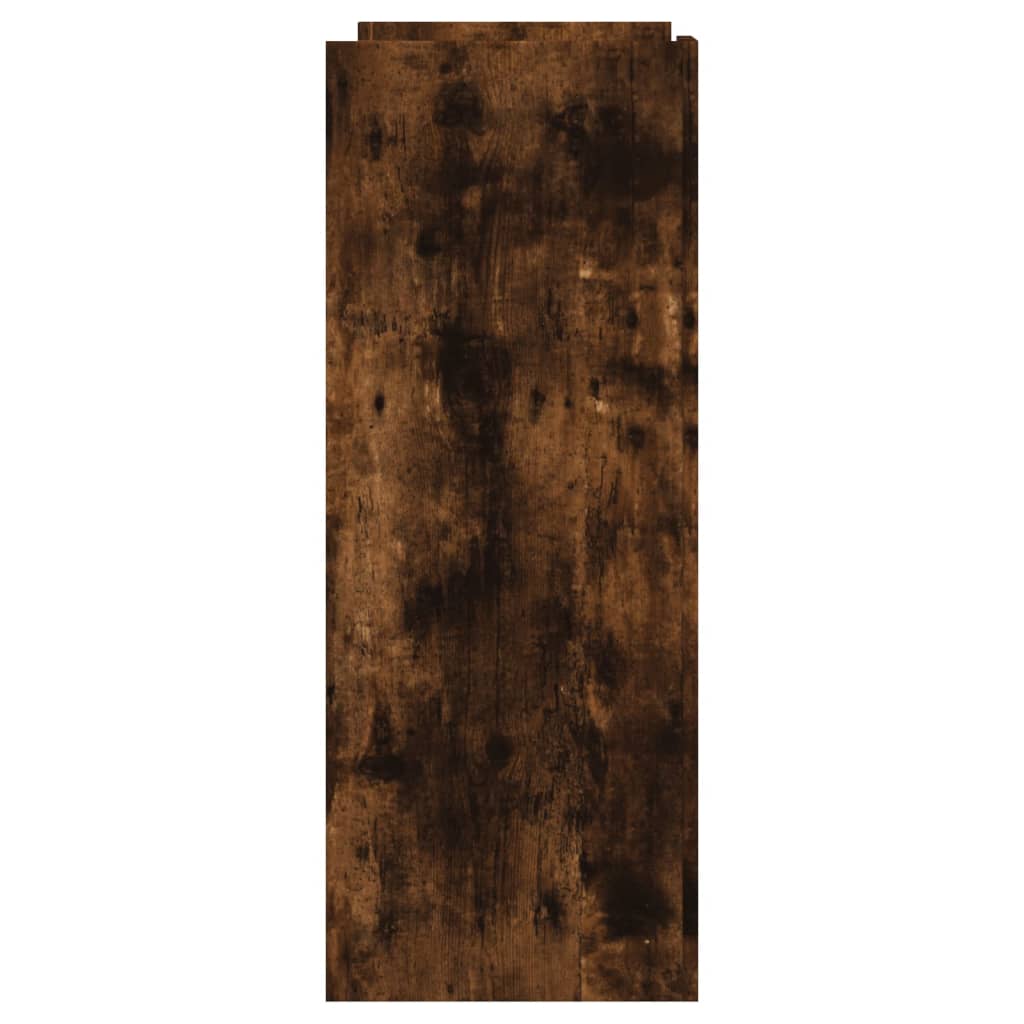 vidaXL Console Table Smoked Oak 100x35x90 cm Engineered Wood 5