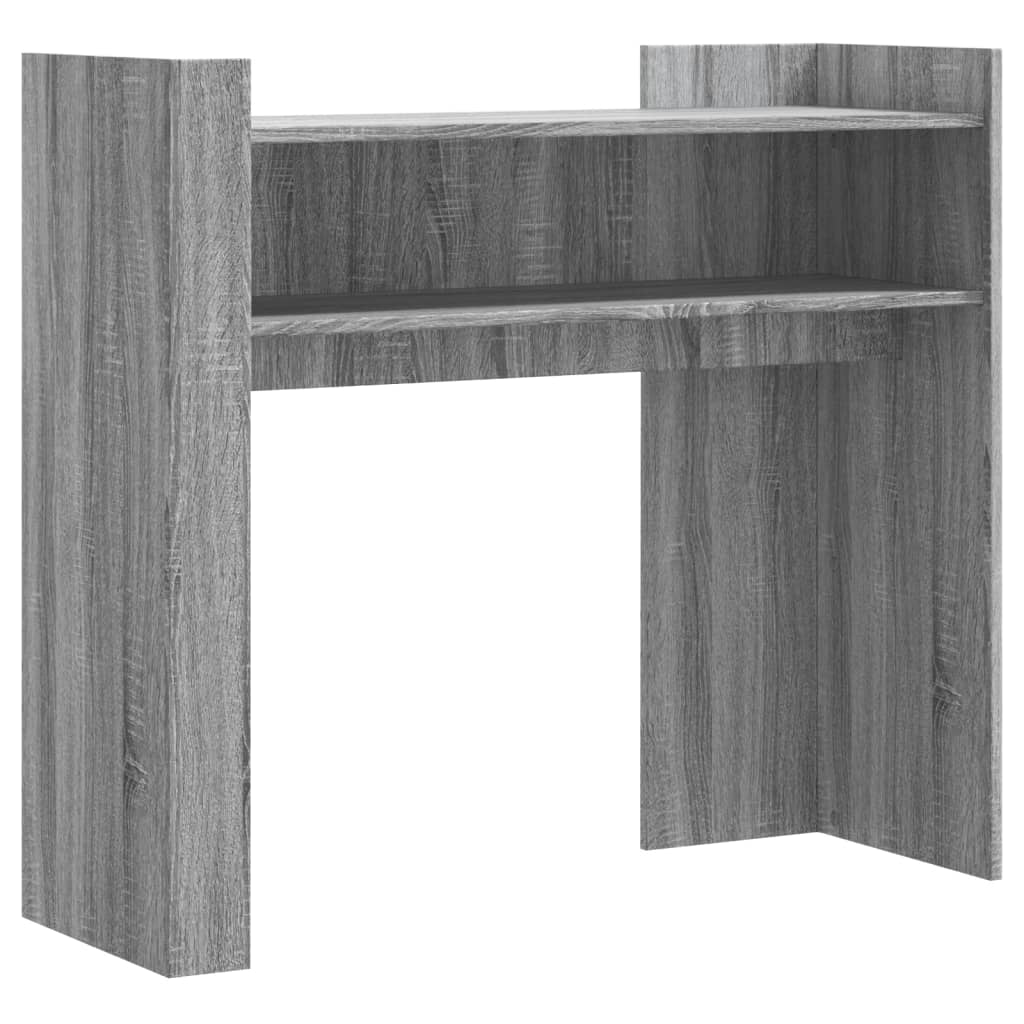 vidaXL Console Table Grey Sonoma 100x35x90 cm Engineered Wood 2